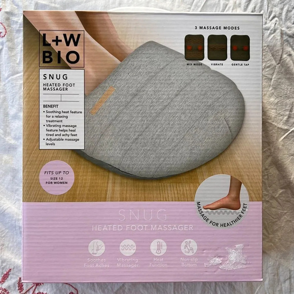Urban Outfitters Luxe +‎ Willow Snug Heated Foot Massager Sealed - Picture 4 of 4